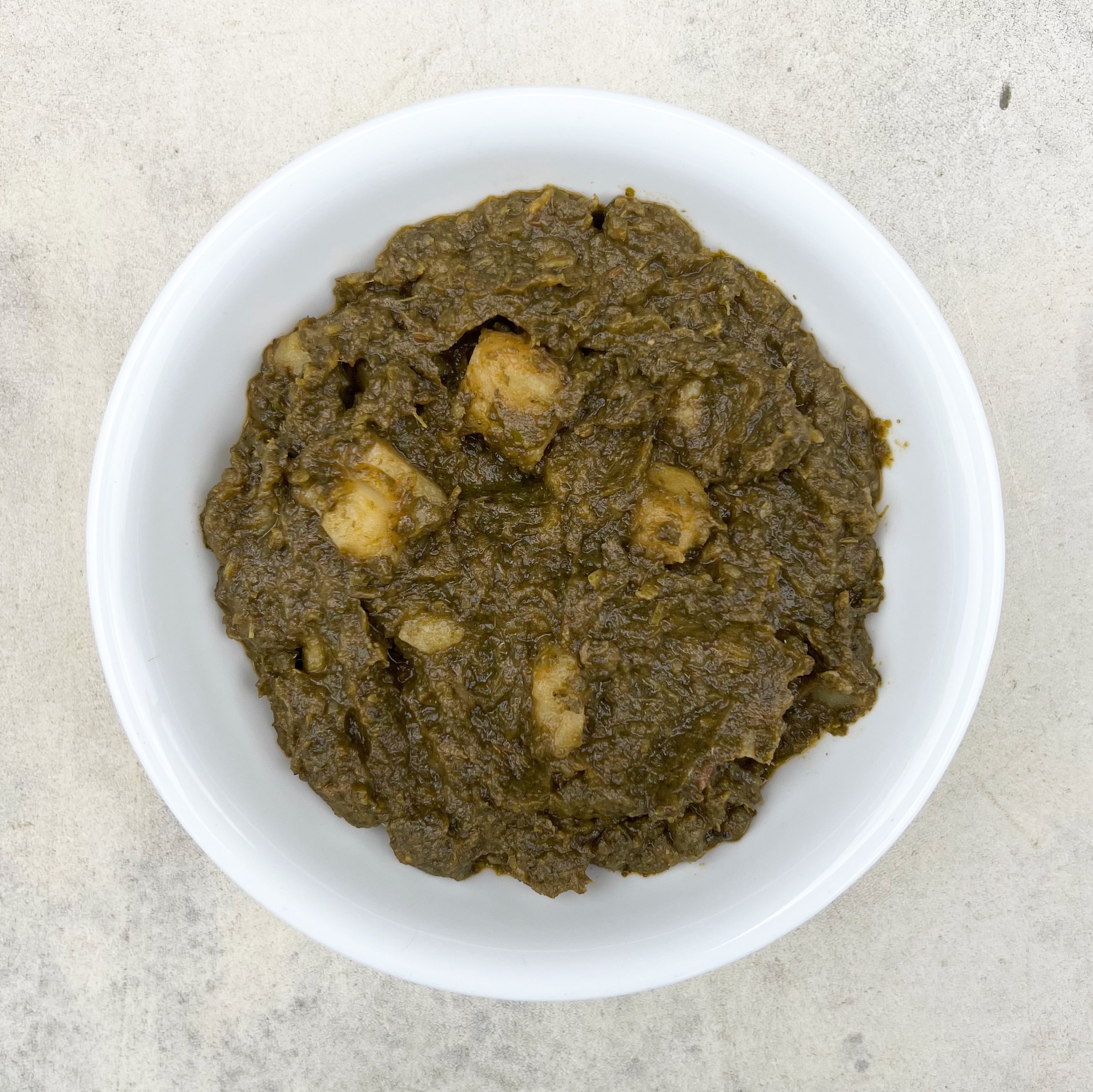 Saag Aloo Curry - Aloo Palak Recipe